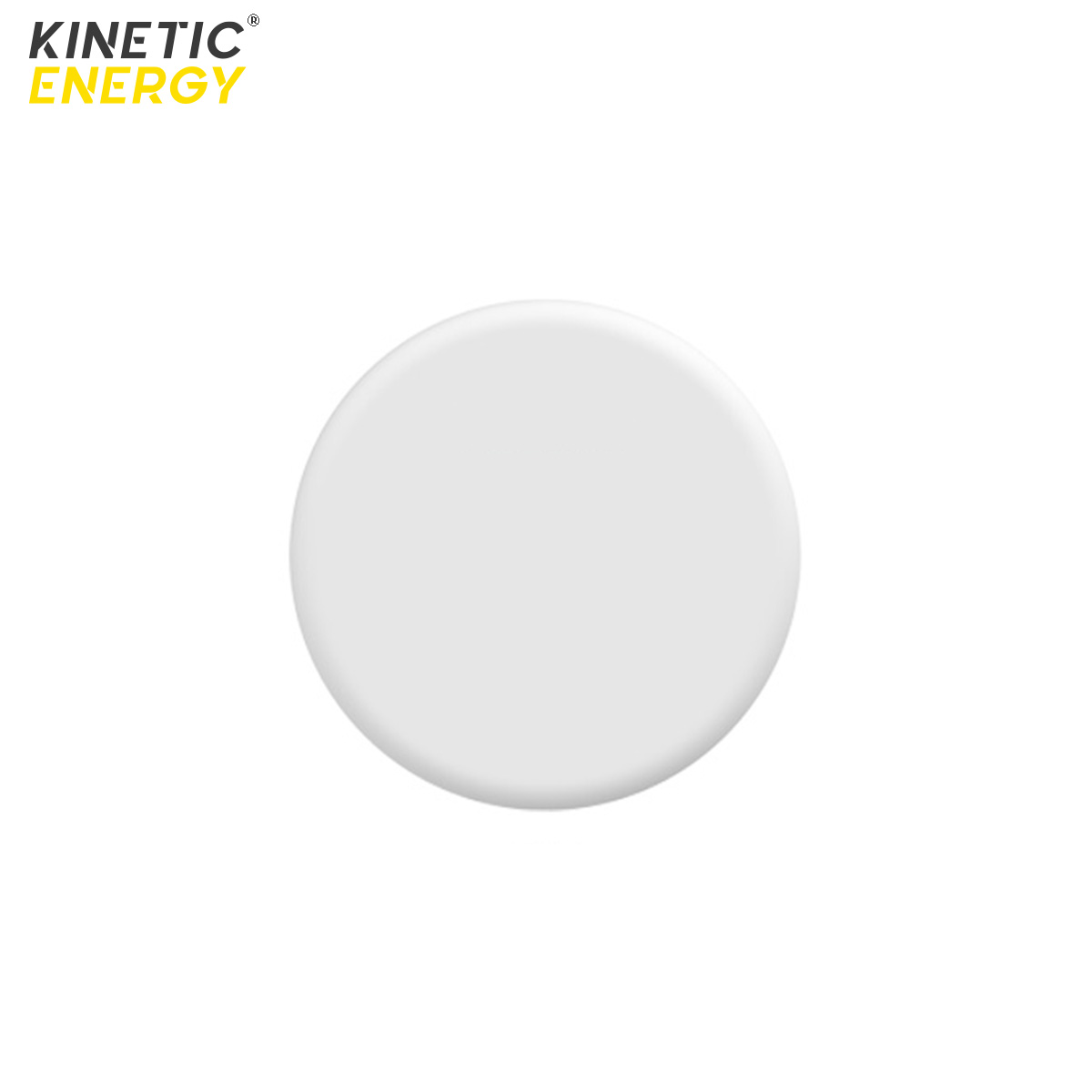 Buton Kinetic Energy alb Telecomandă 1 buton rotund Wireless KINETIC ENERGY, Alb - imagine 1