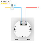 Controller tip Întrerupător KINETIC ENERGY 1 Canal, RF433 (Fără NUL) - imagine 2